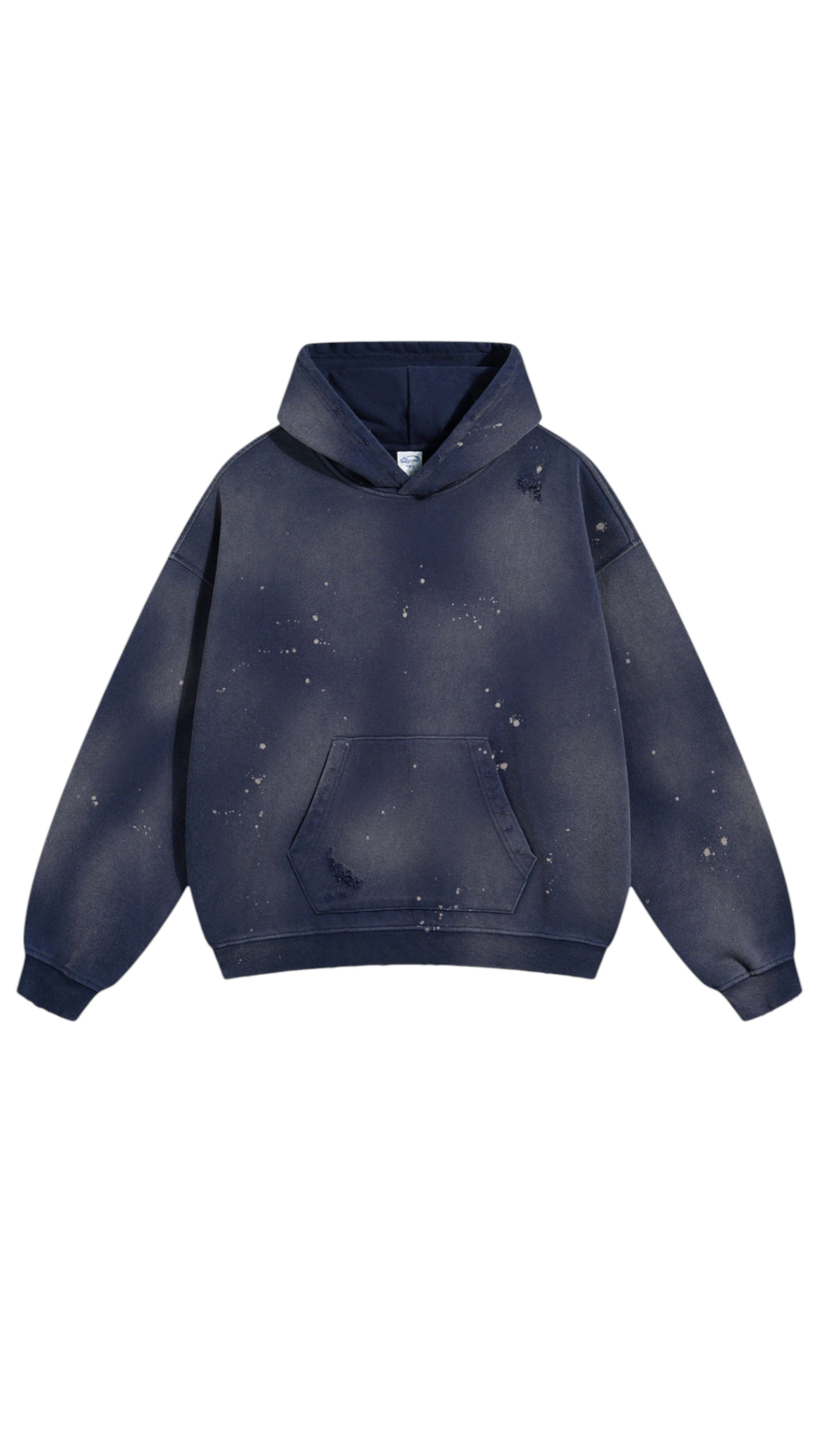 Washed Paint Splatter Hoodie